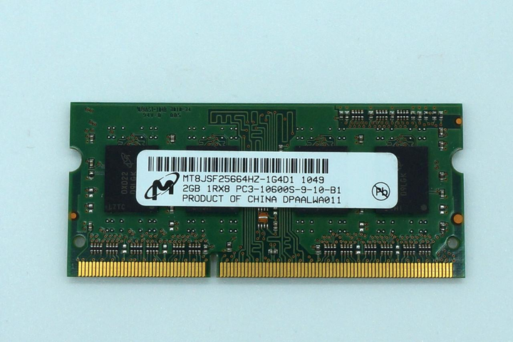 Модуль пам'яті SODIMM Samsung 2GB 2Rx8 PC3-10600S-9-10-F2 DDR3 1333Mhz ...