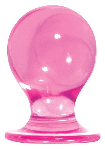 Анальная пробка Orbite Pleasures Medium, 6 см цвет розовый (11846016000000000) - изображение 1