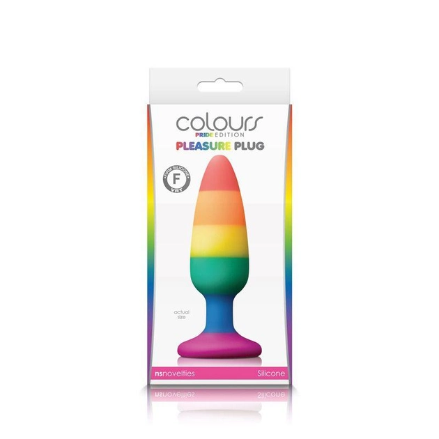Анальний затор Colours Pride Edition Pleasure Plug F (12526000000000000) - зображення 2