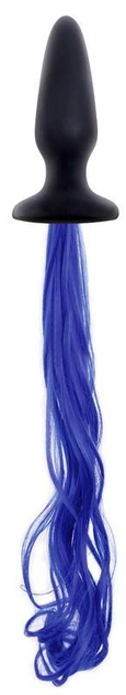 Анальна пробка Unicorn Tails колір синій (19516007000000000) - зображення 1