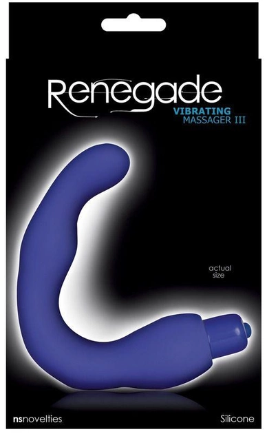 Масажер простати NS Novelties Renegade Vibrating Massager III колір синій (19518007000000000) - зображення 2