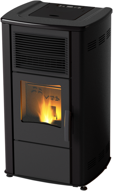 Пелетна піч MBS Pellet 8,5 kW бордо - зображення 2