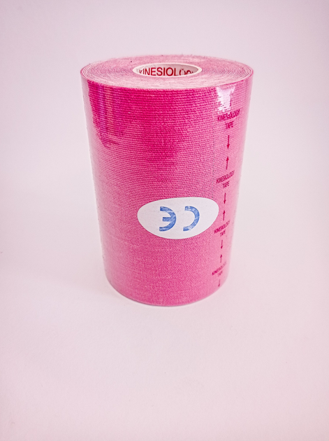 Тейп кинезио FamousCare 10 см, розовый - изображение 1
