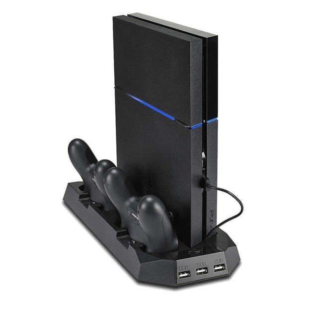 Подставка охлаждающая игровой консоли Playstation 4 PS4 с зарядной ...