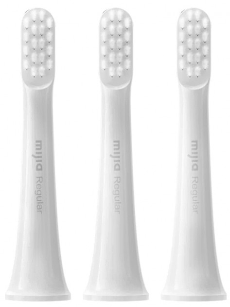 Насадка для зубної щітки Mijia Sonic Electric Toothbrush T100 MBS302 (NUN4098CN) 3 шт. - Фото 1 Насадка для зубної щітки Mijia Sonic Electric Toothbrush T100 MBS302 (NUN4098CN) 3 шт. - зображення 1