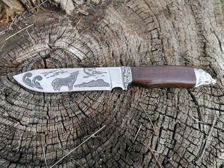 Охотничий нож Волк Подарок мужу на праздник - изображение 1