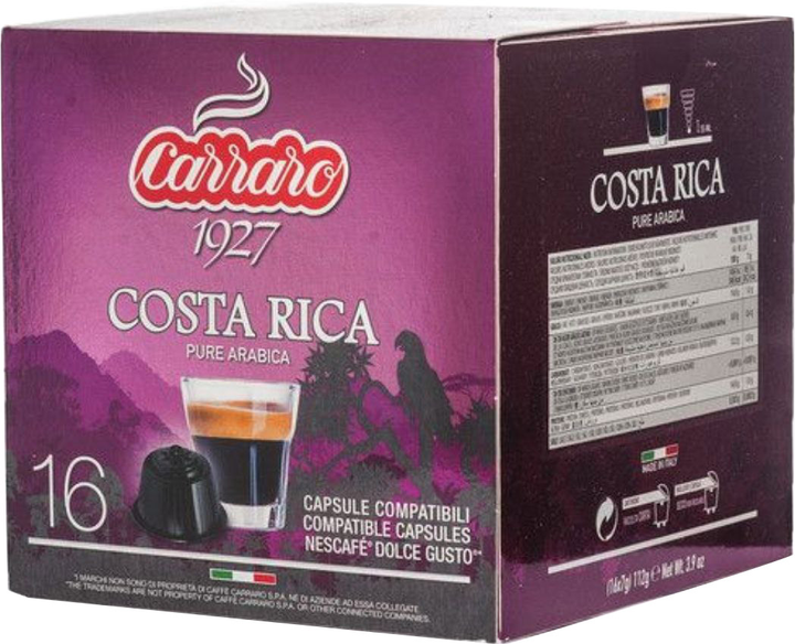 Акція на Кава в капсулах Carraro Costa Rica Dolce Gusto 7 г х 16 шт від Rozetka