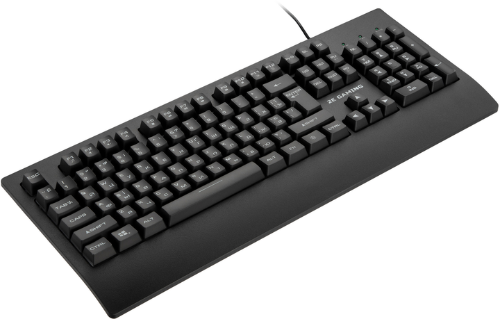 Клавіатура дротова 2E Gaming KG330 LED Ukr USB Black (2E-KG330UBK) - зображення 2