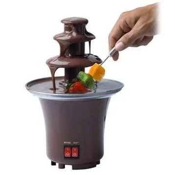 Фондю для шоколада фондюшница Шоколадный фонтан Mini Chocolate Fondue Fountain - изображение 6