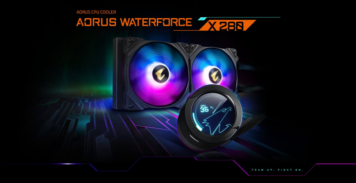 Система жидкостного охлаждения Gigabyte Aorus Waterforce X 280 - изображение 9