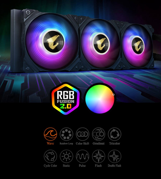 Система жидкостного охлаждения Gigabyte Aorus Waterforce X 280 - изображение 15