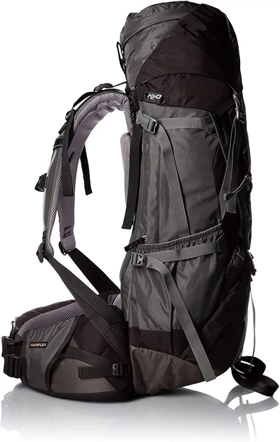 Рюкзак Deuter Aircontact 45 + 10 цвет 4700 granite-black (3320116 4700) - изображение 4