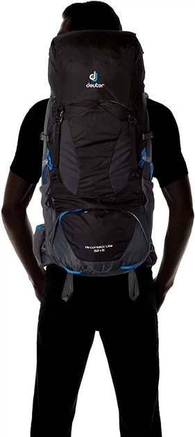 Рюкзак Deuter Aircontact Lite 32+5 цвет 7403 black-graphite (4340118 7403) - изображение 6