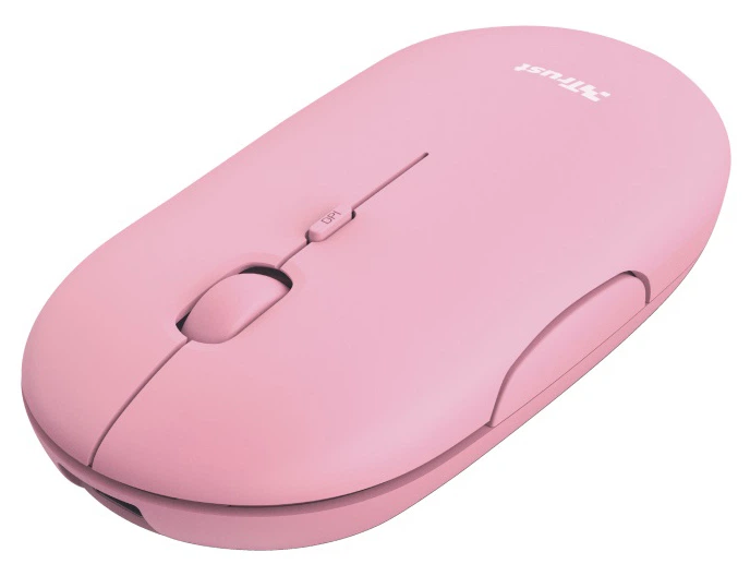 Mysz Trust Puck Wireless/Bluetooth Pink (TR_24125) - obraz 2