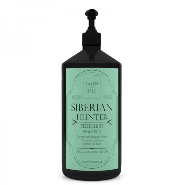 Шампунь для ежедневного использования Lavish Care Siberian Hunter Peppermint Shampoo, 1000 мл - Фото 1 Шампунь для ежедневного использования Lavish Care Siberian Hunter Peppermint Shampoo, 1000 мл - изображение 1