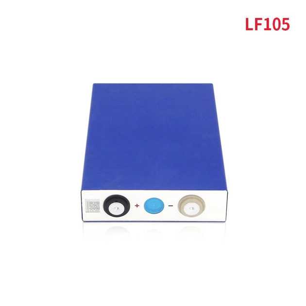 Аккумулятор прямоугольный (prismatic) LiFePO4 (LFP) EVE LF105, 105Ah, A, 3.6/3.2/2.5V, Grade A, M6, Blue - изображение 2