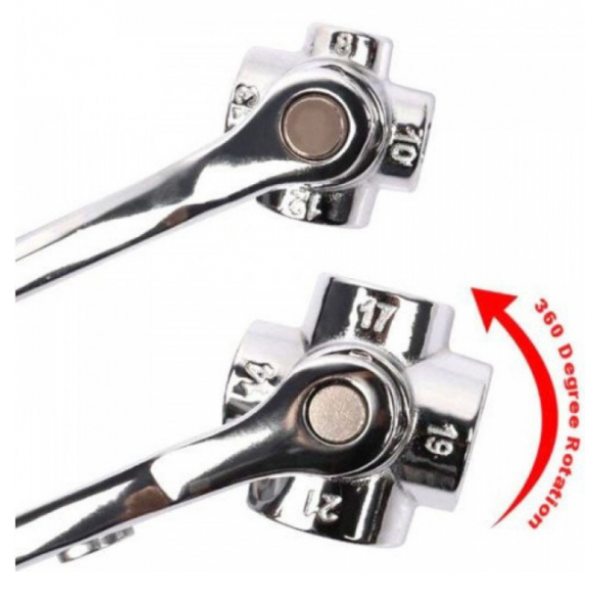 Универсальный ключ 48 в 1 Universal Tiger Wrench PRO 2428 new сверхпрочный - изображение 5
