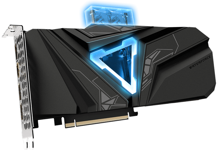 Gigabyte PCI-Ex GeForce RTX 2080 Super Gaming OC Waterforce WB 8G 8GB GDDR6 (256bit) (1845/15500) (HDMI, 3 x DisplayPort) (GV-N208SGAMINGOC WB-8GD) - изображение 2