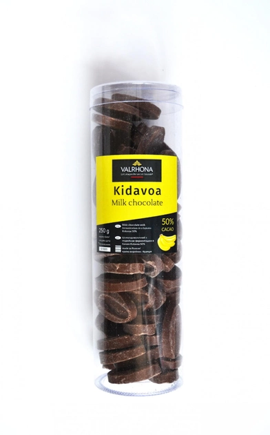 Шоколад молочний з подвійною ферментацією в банані Kidavoa 50% 