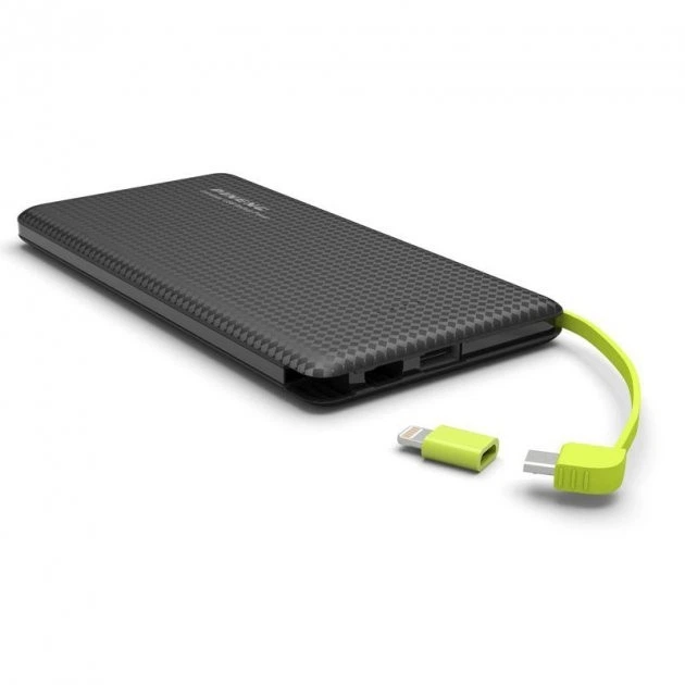 Зовнішній акумулятор Power Bank Pineng PN-951 10000 mAh Black - зображення 3