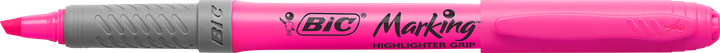 Текстовый маркер Bic Highlighter Grip, 1,6-3,5мм, розовый - Фото 2 Текстовый маркер Bic Highlighter Grip, 1,6-3,5мм, розовый - изображение 2