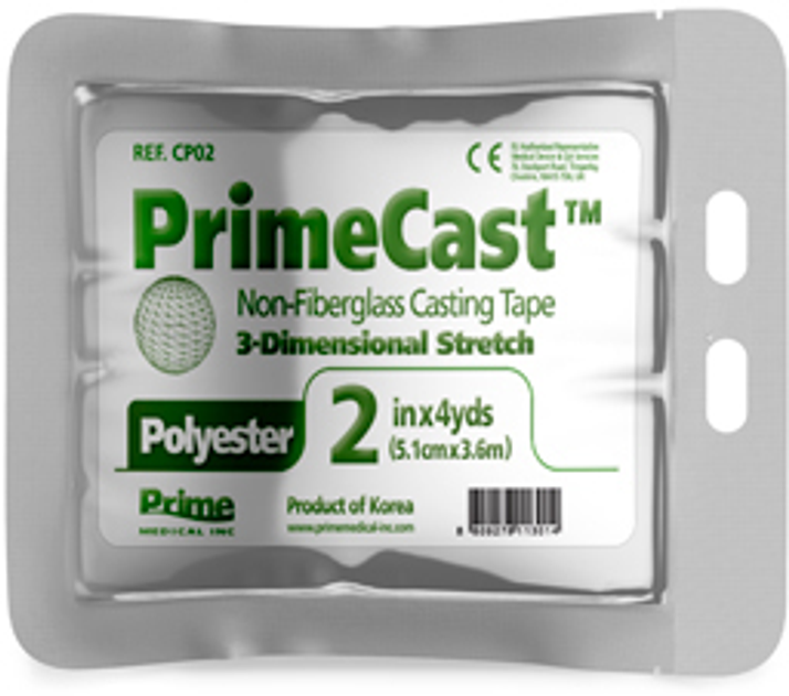 Бинт полимерный Prime Medical PrimeCast розовый 5.1 см х 3.6 м 10 шт (8809278110518) - изображение 1