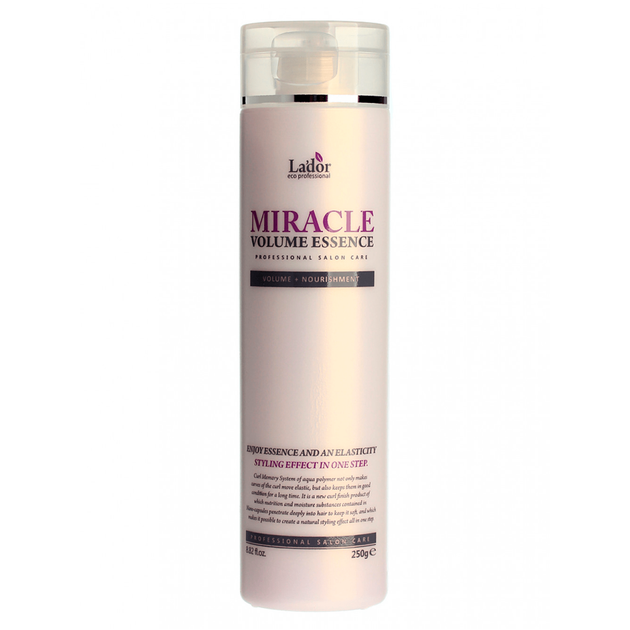 Зволожуюча есенція для волосся La'dor Miracle Volume Essence 250 g - Фото 1 Зволожуюча есенція для волосся La'dor Miracle Volume Essence 250 g - зображення 1
