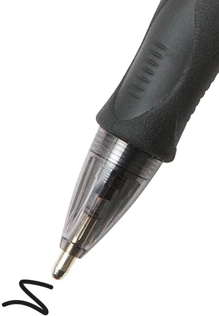 Набор шариковых ручек 12 шт. автоматических BIC Atlantis Velocity Bold, 1,6 мм Черная (VLGB11-Blk) - Фото 3 Набор шариковых ручек 12 шт. автоматических BIC Atlantis Velocity Bold, 1,6 мм Черная (VLGB11-Blk) - изображение 3