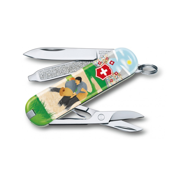 Ніж Victorinox Classic Limited Edition "Swiss Wrestling" (0.6223.L2009) - зображення 1