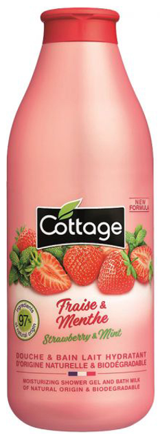 Акція на Гель для душу Cottage Strawberry&Mint 750 мл від Rozetka