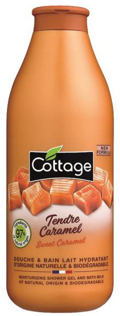 Акція на Гель для душу Cottage Sweet Caramel Відлущувальний 750 мл від Rozetka