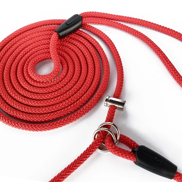 Поводок контроллер DogWalking 2,5 м 6 мм красный - изображение 4