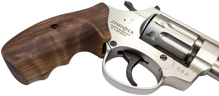 Револьвер флобера ZBROIA PROFI-3" (сатин/дерево) (Z20.7.1.002) - зображення 2