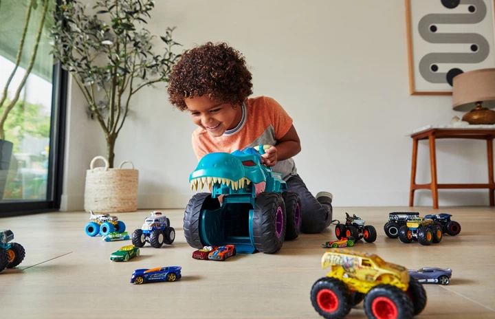 Збільшена машинка Hot Wheels Monster Trucks Хижий Мега Рекс (0887961974775) - зображення 7