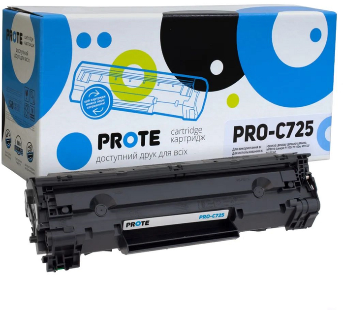 Картридж Prote Canon 725/HP LJ CE285A Black (PRO-C725) – фото, відгуки ...