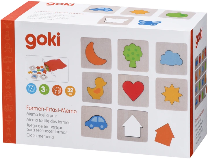 Gra pamięciowa Goki Dopasuj kształty (4013594569682) - obraz 4