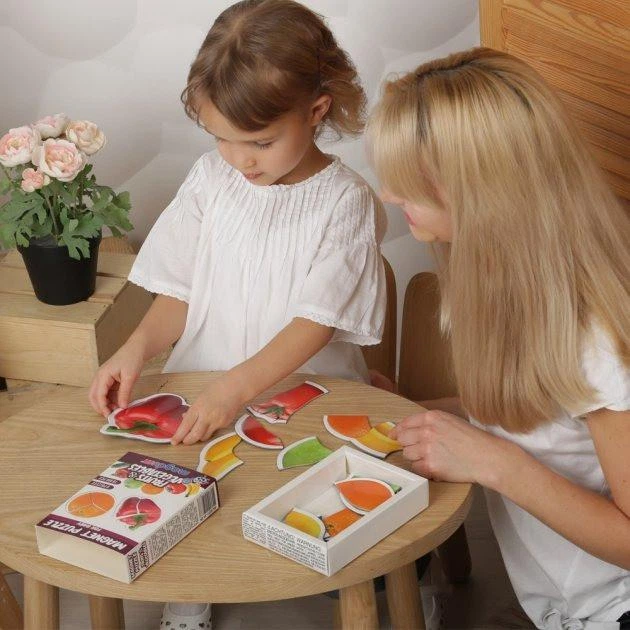Набор магнитов Magdum Baby puzzle "Фрукты и овощи" ML4031-25 EN - изображение 4