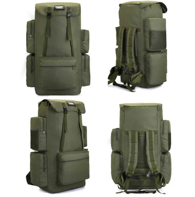 Рюкзак туристический из водоотталкивающей ткани HLV xs 130 л Green - изображение 2