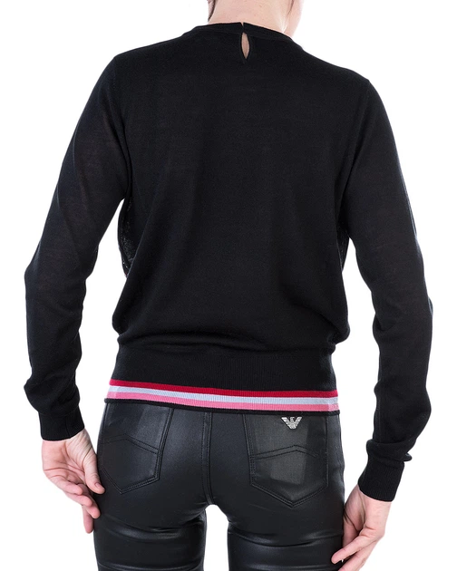 Джемпер жіночий EMPORIO ARMANI (6Z2MYL-2MQVZF-005/8-92) Чорний 42 - зображення 3