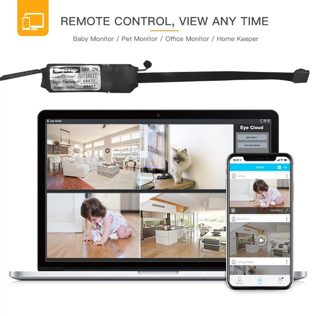Wifi беспроводная мини камера с выносным объективом 1080P Full HD и встроенным аккумулятором - изображение 4