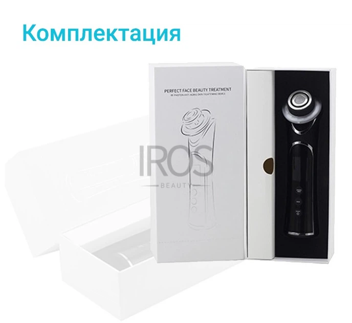 Массажер для лица RF лифтинга микротоковый с функцией фототерапии и EMS прибор для омоложения и подтяжки SUYANMEI SY-034 - изображение 10