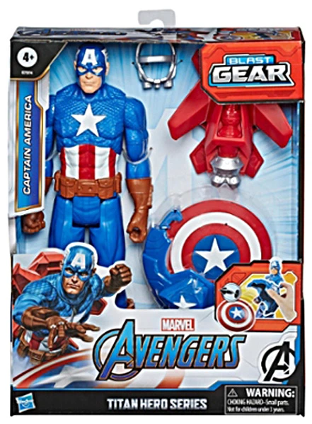 Ігровий набір Hasbro Marvel Avengers Месники Титан Капітан Америка з аксесуарами (E7374) (5010993653539) - зображення 2