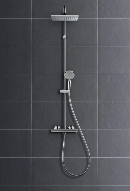 Душова система Hansgrohe Vernis Shape Showerpipe 230 1jet 26286670 - зображення 2