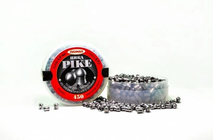 Пульки пневматические Люман Pike 4.5 мм. 0.7 г. 450 шт - изображение 1