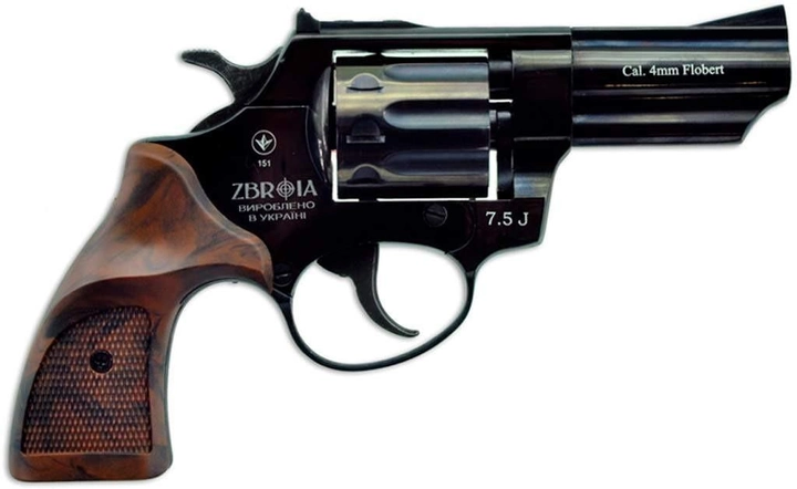 Револьвер флобера ZBROIA PROFI-3" (чорний / Pocket) - зображення 2