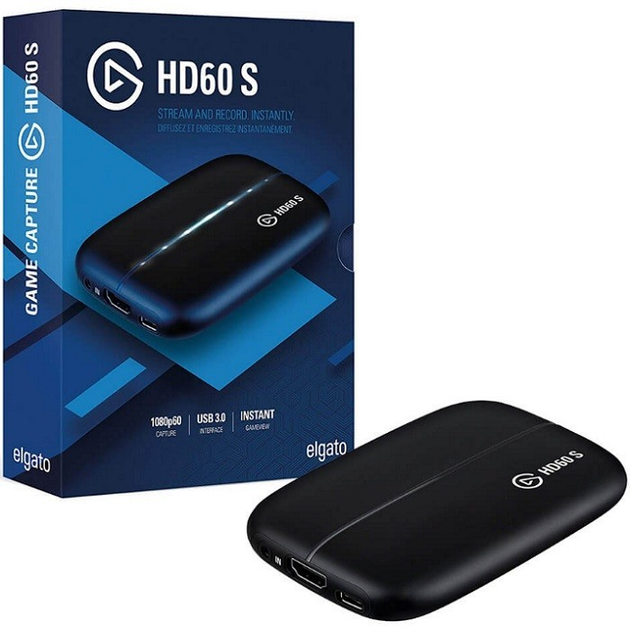 Пристрій захоплення відео Elgato Game Capture HD60 S Black (1GC109901004) - зображення 5