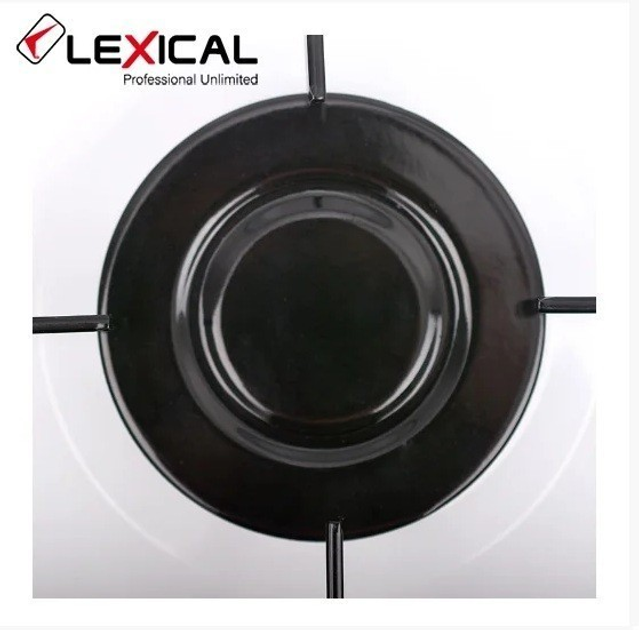 Настольная газовая плита Lexical LGS-2811-1 газовый таганок Белый .