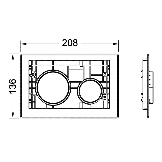 TECEloop modular кнопки для змиву (колір - хром глянсовий) (9240666) - зображення 2