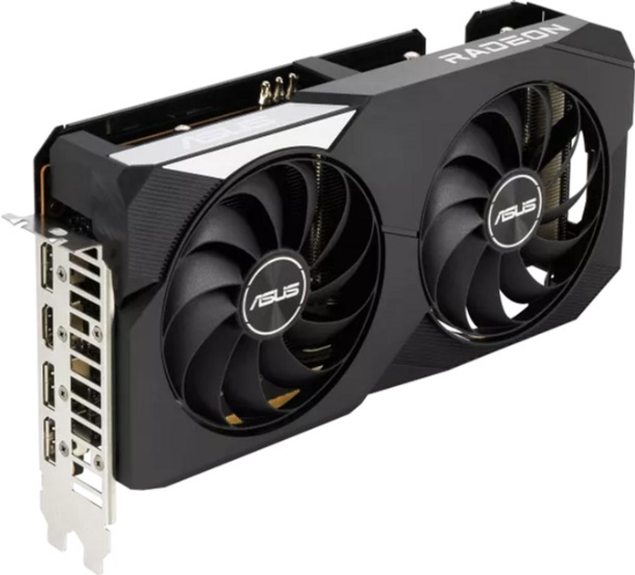Видеокарта Asus PCI-Ex Radeon RX 6600 Dual 8GB GDDR6 (128bit) (2044/ ...