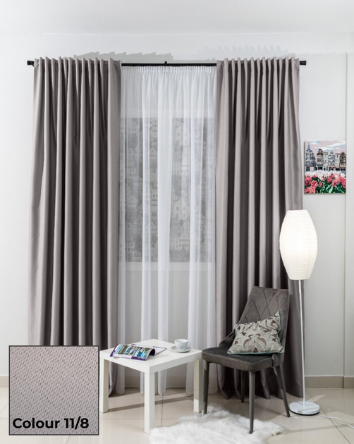 Шторная ткань Блэкаут серый 1 пог.м – фото, отзывы, характеристики в ...